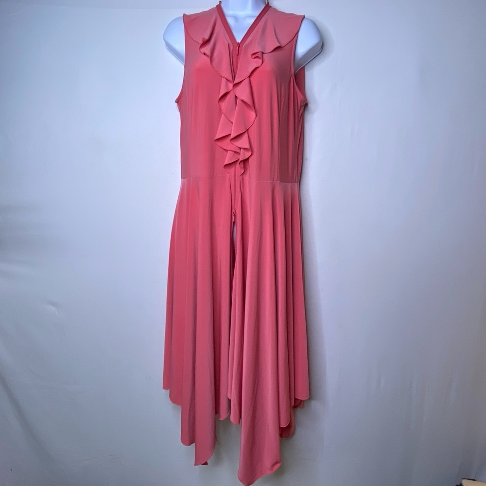 Rare Samuel Dong Sleeveless Zip-Front Convertible Dress / Duster Size M
